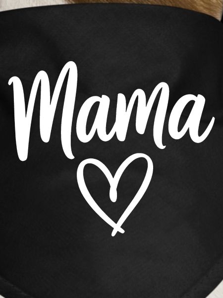 Mama Heart Script Logo