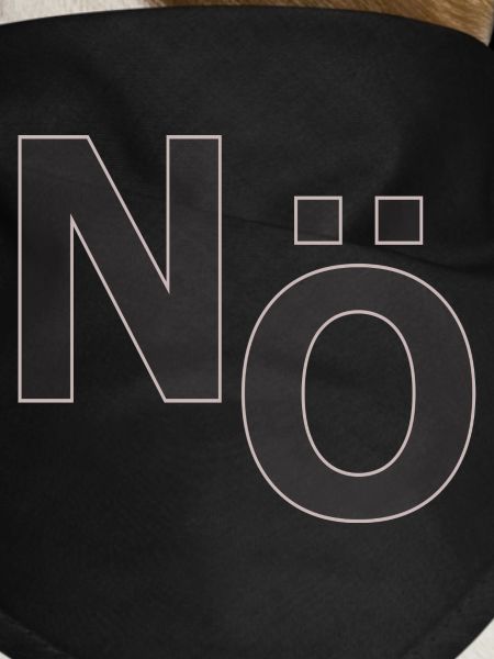 No – Minimal Typografie Statement