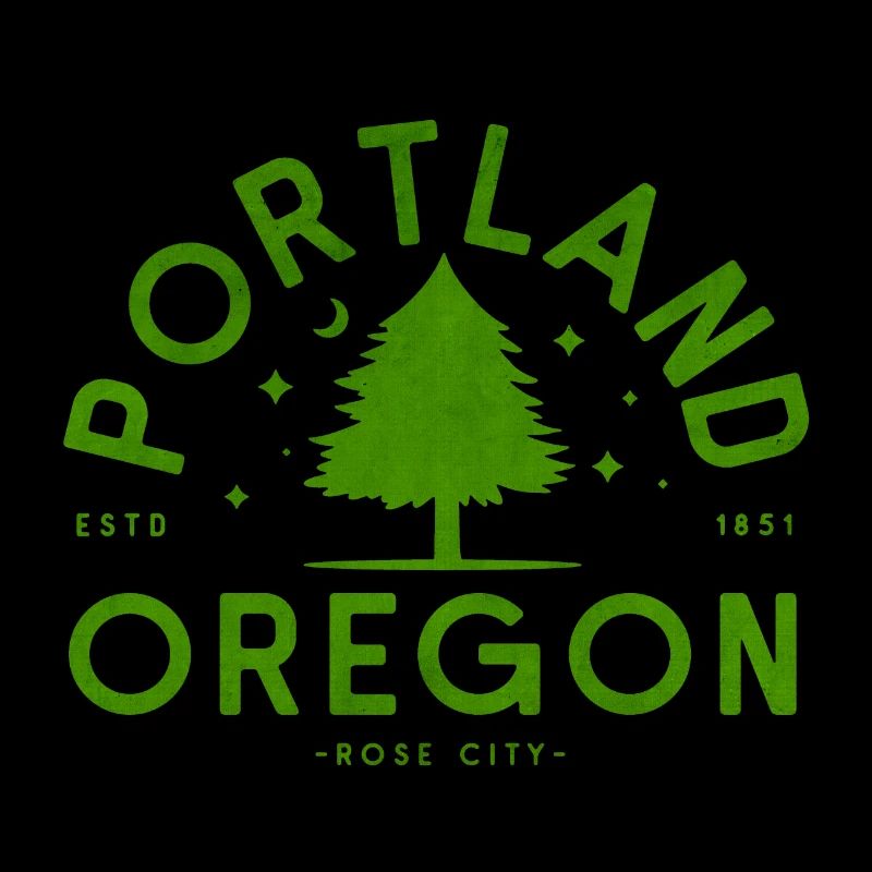 Portland Green Tree Logo