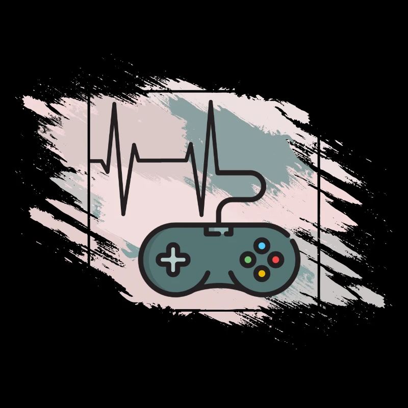 Herzschlag Gaming Controller Retro