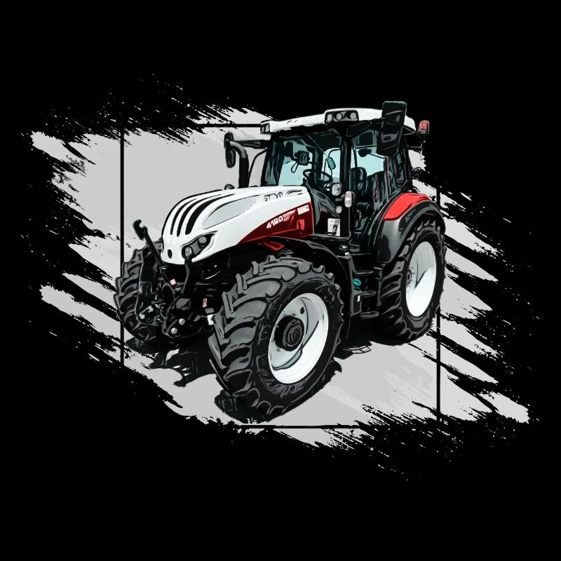 Steyr Tractor White