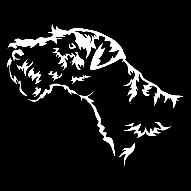 Welsh Terrier Kopf "Black Edition"