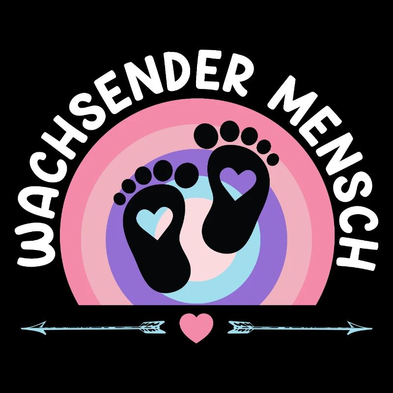 Werdende Mutter WACHSENDER MENSCH Lustig