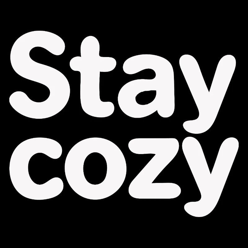 Stay Cozy: Playful Bubble Typography