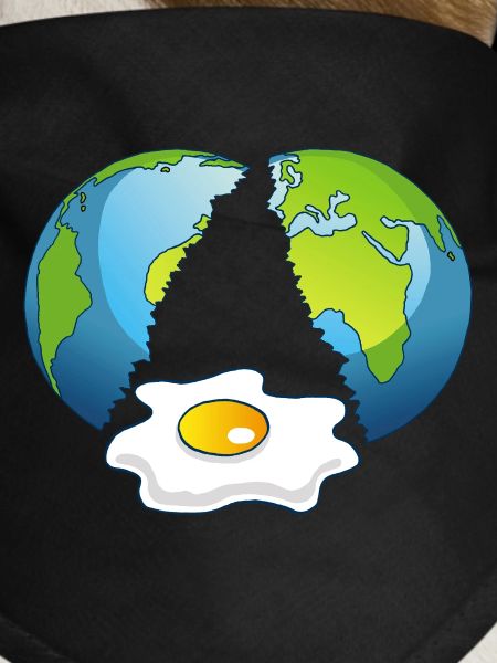 Planet Earth is an egg