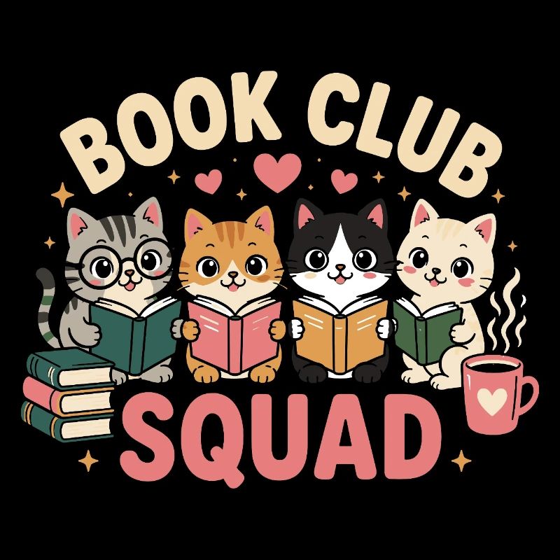 Book Club Cats Squad