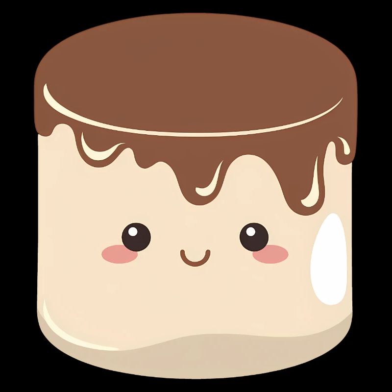 Kawaii Schokoladen-Marshmallow