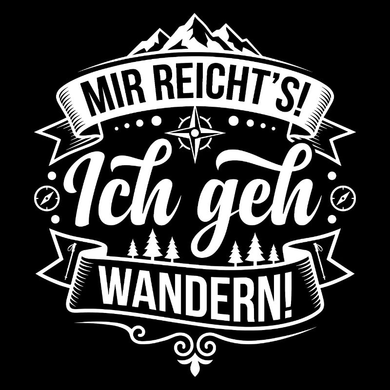 Ich geh Wandern Berglogo