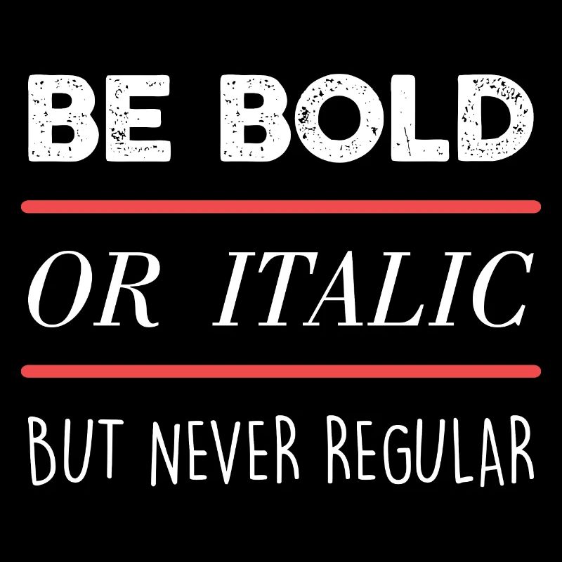 Be Bold (dark)