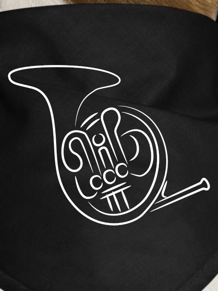 French horn sketch