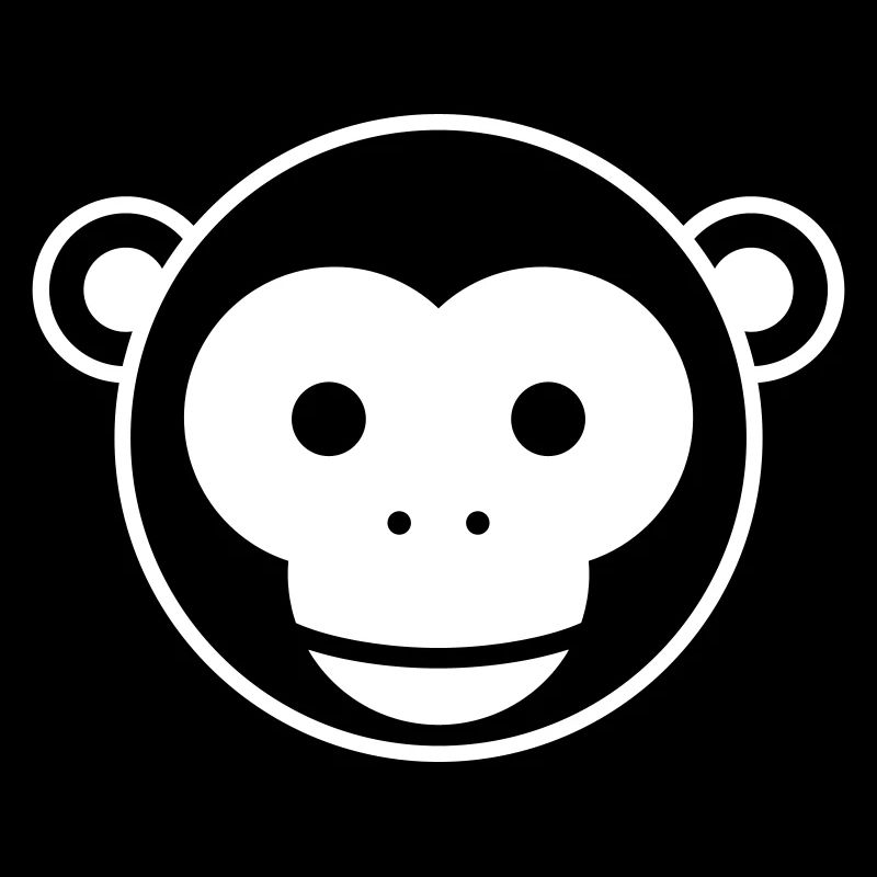 Monkey Head – Cute Monkey Face Cartoon