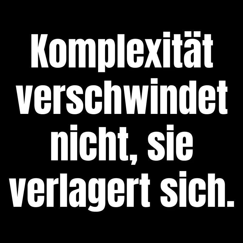 La complexité ne disparaît pas, elle évolue