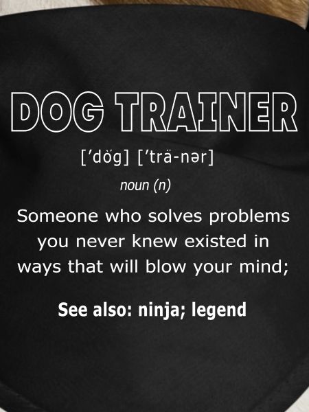 Dog trainer