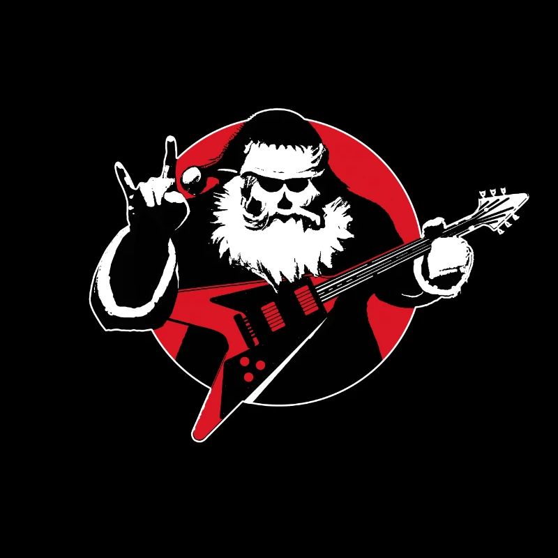 Père Noël Heavy Metal
