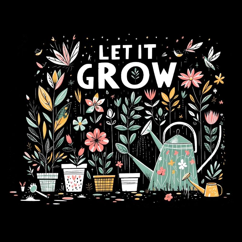 Let It Grow Spring Garden Flowers
