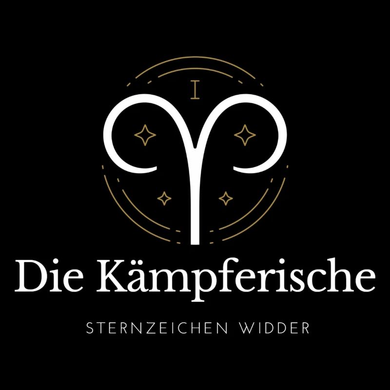Widder Sternzeichen Logo Widder