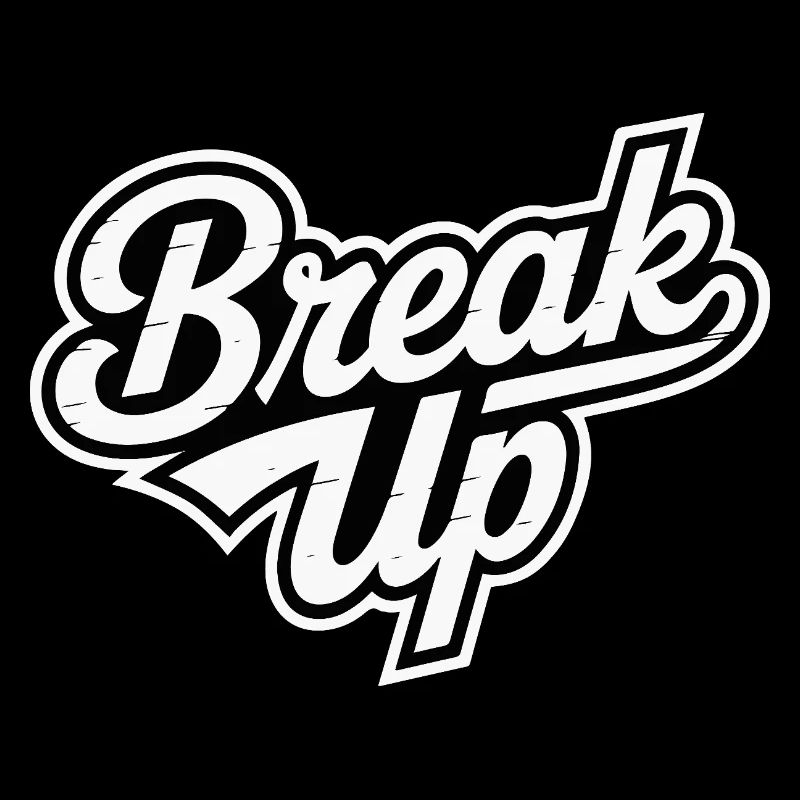 Bold Urban Break Up Typography Design