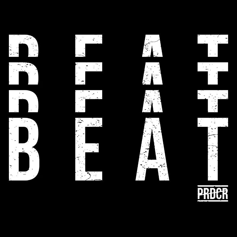 Beats Vertikale Typografie