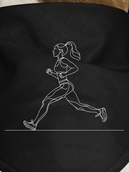 Runner Line Art