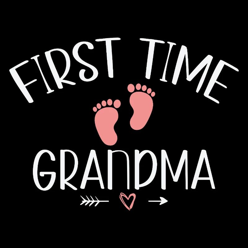 Zum ersten Mal Oma werdende Großmutter