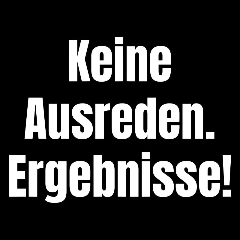 Pas d’excuses. Résultats!