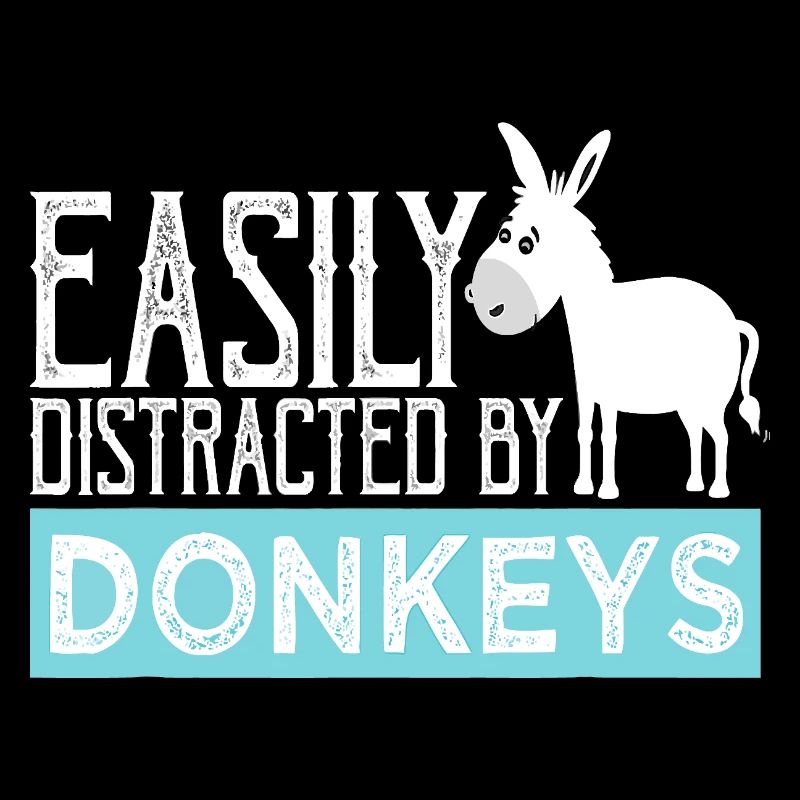 Facilement distrait par les ânes
