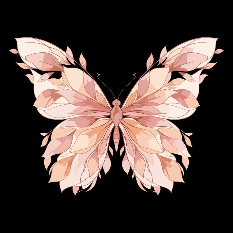 Pastel Wings Butterfly Pattern