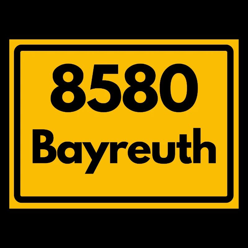 ALTE POSTLEITZAHL PLZ RETRO 8580 BAYREUTH HEIMAT