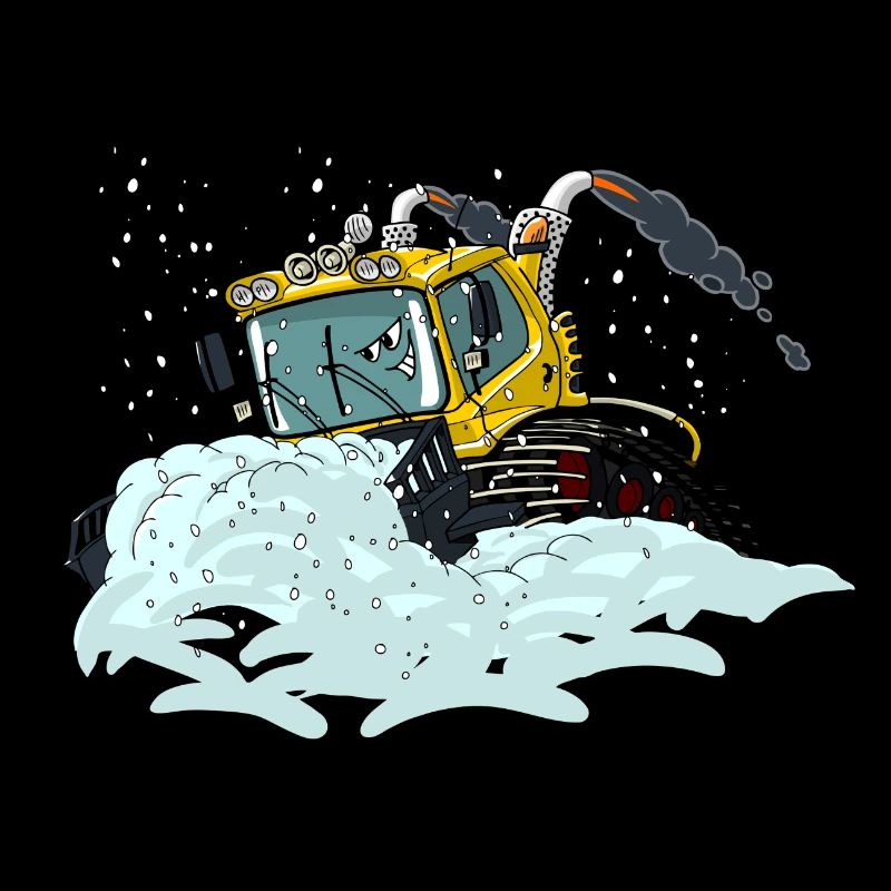 pelle à neige jaune
