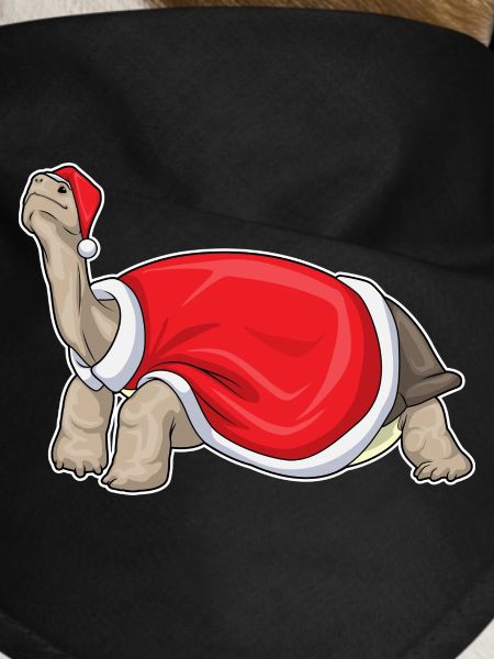 Turtle Christmas Santa Hat