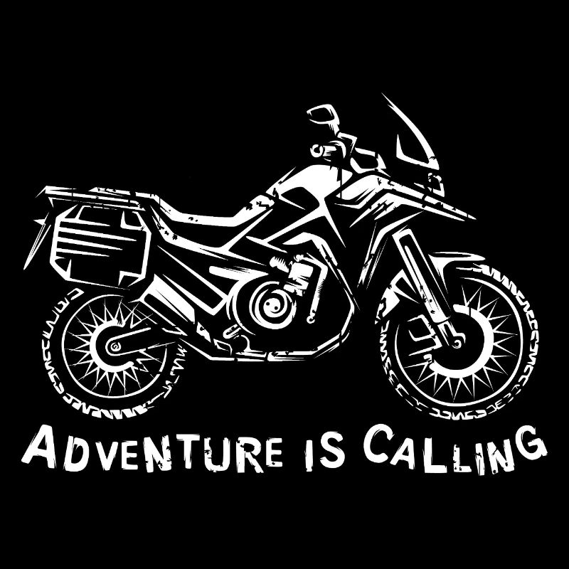 Adventure is Calling – Motorcycle Graphics