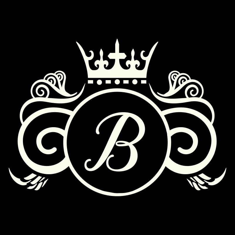 Königliches Monogramm B