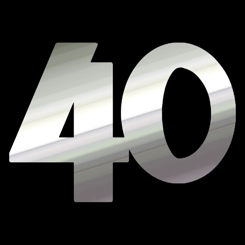 geschenk, 40 metallisch