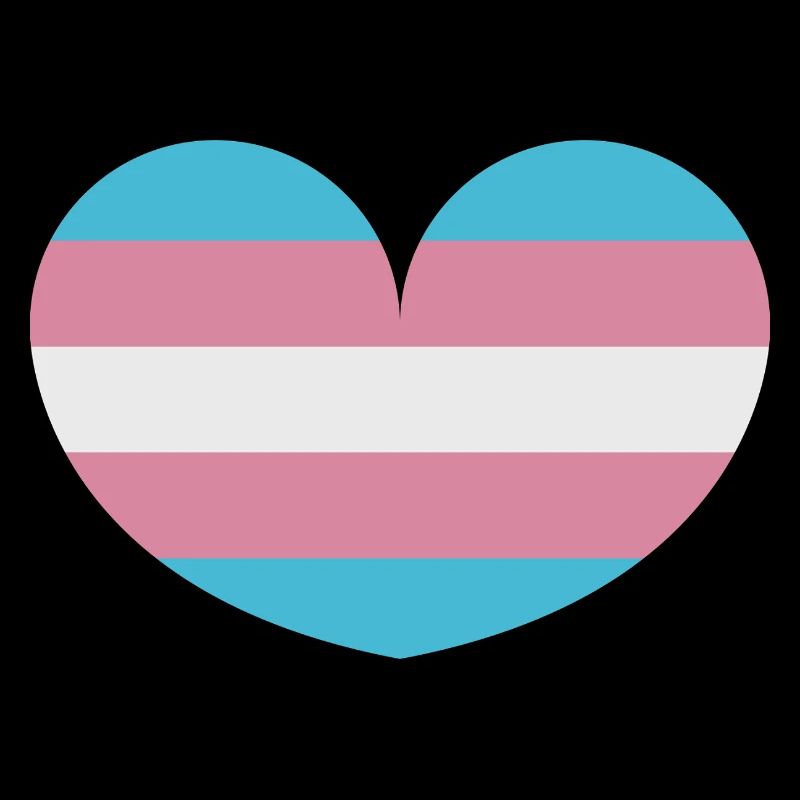 Drapeau trans heart