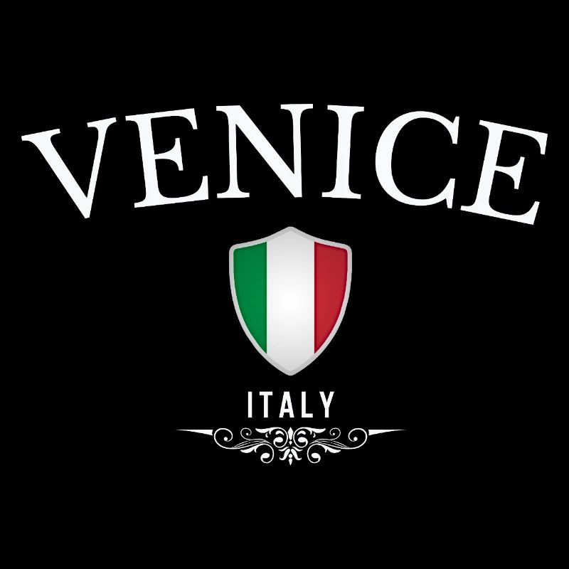 Venice Italy, elegant minimalist design