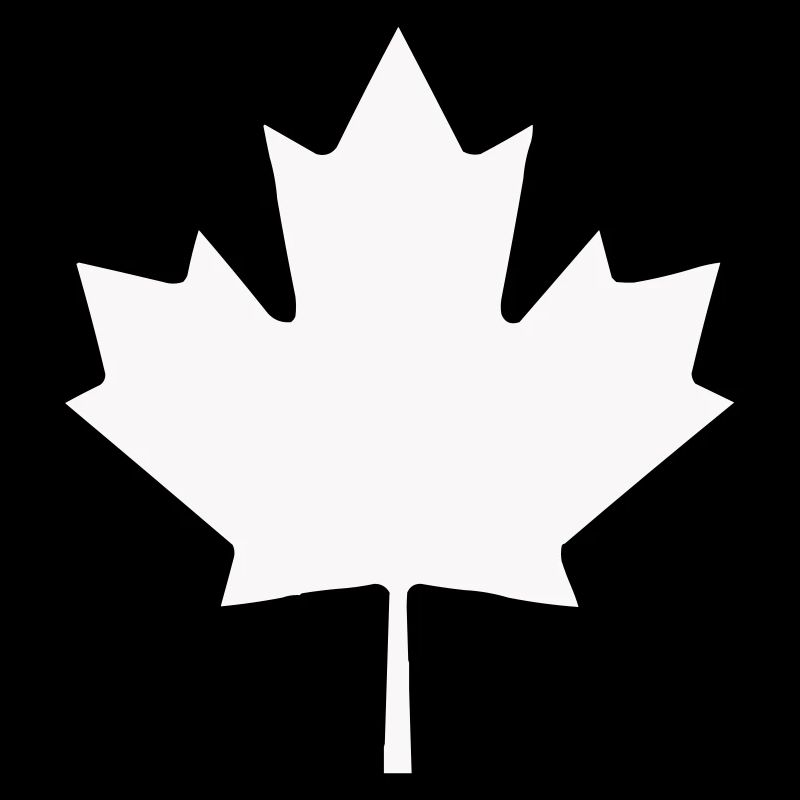 Silhouette de la feuille du Canada