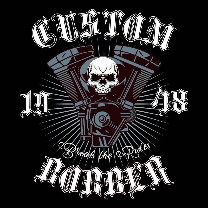 Bobber Chopper Motorcycle Design