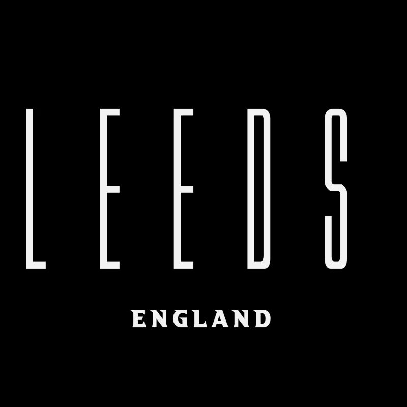 Leeds, Angleterre, Grande Lettre,