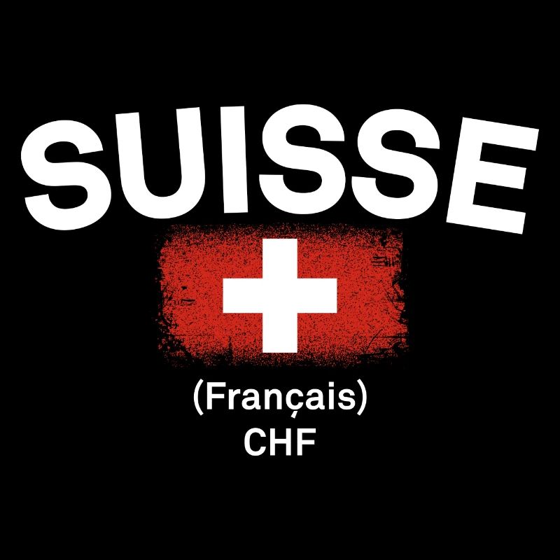 Schweizer Flagge CHF Français