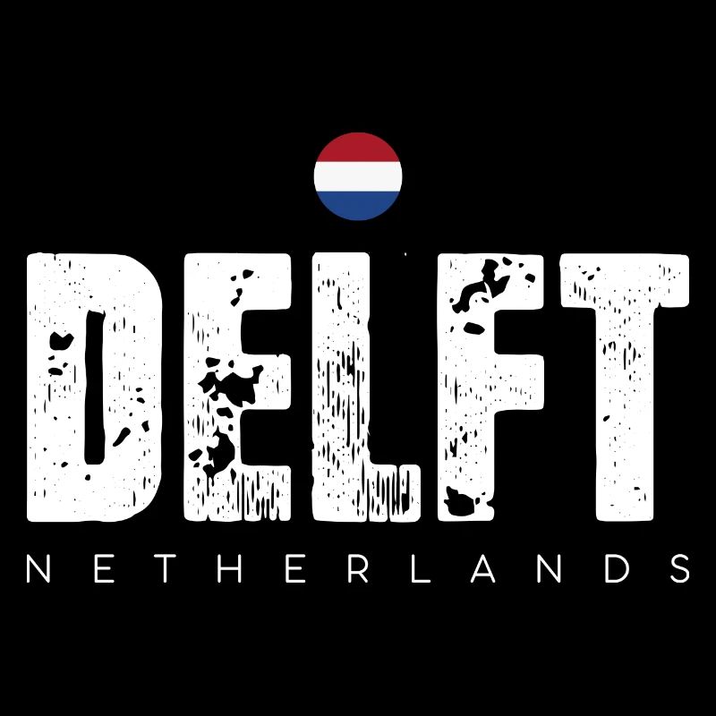 Delft Distressed Wordmark