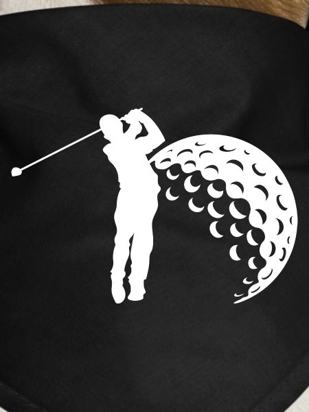 Golf Schwung Silhouette