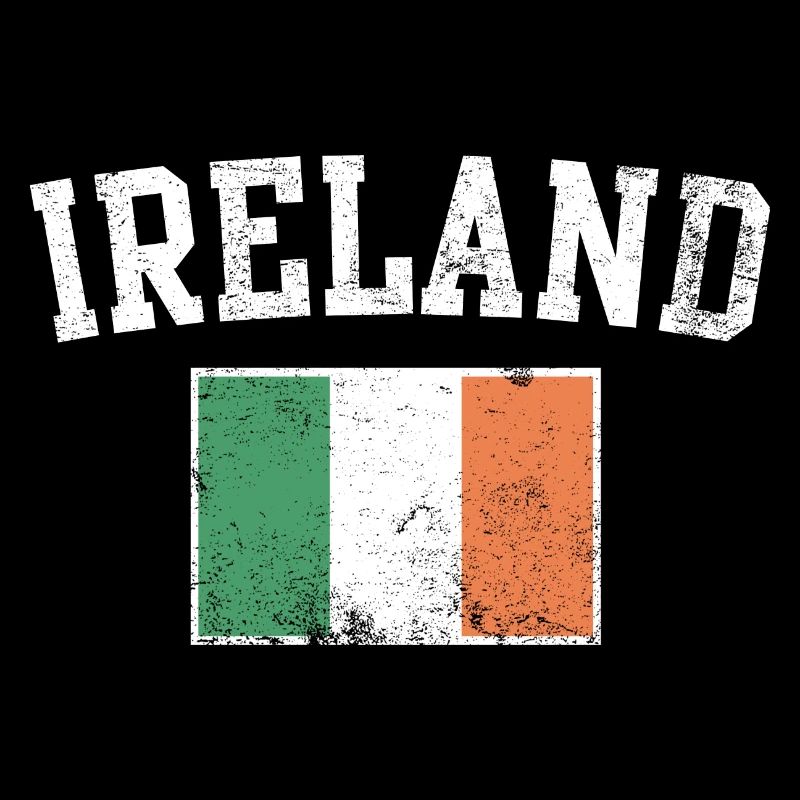 Ireland Flag Varsity Crest Tee