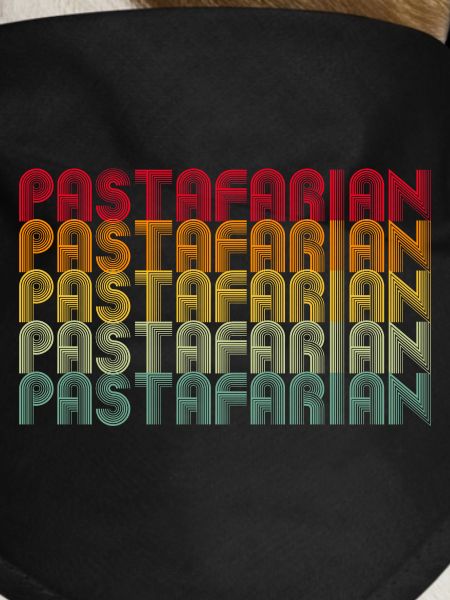 Rainbow Font Stack Pattern