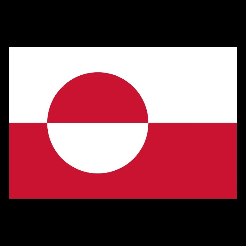 Flagge von Grönland