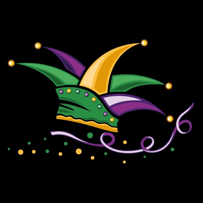 Fool cap Mardi Gras Carnaval de la Nouvelle-Orléans