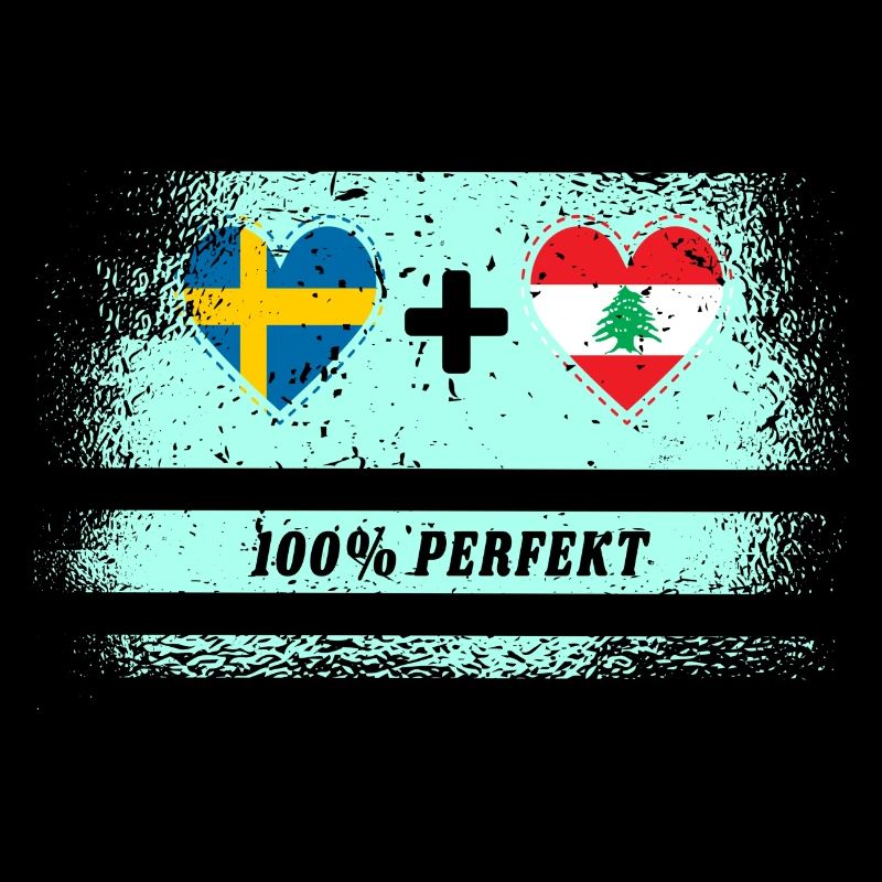 Libanon und Schweden 100% perfekt / Geschenk