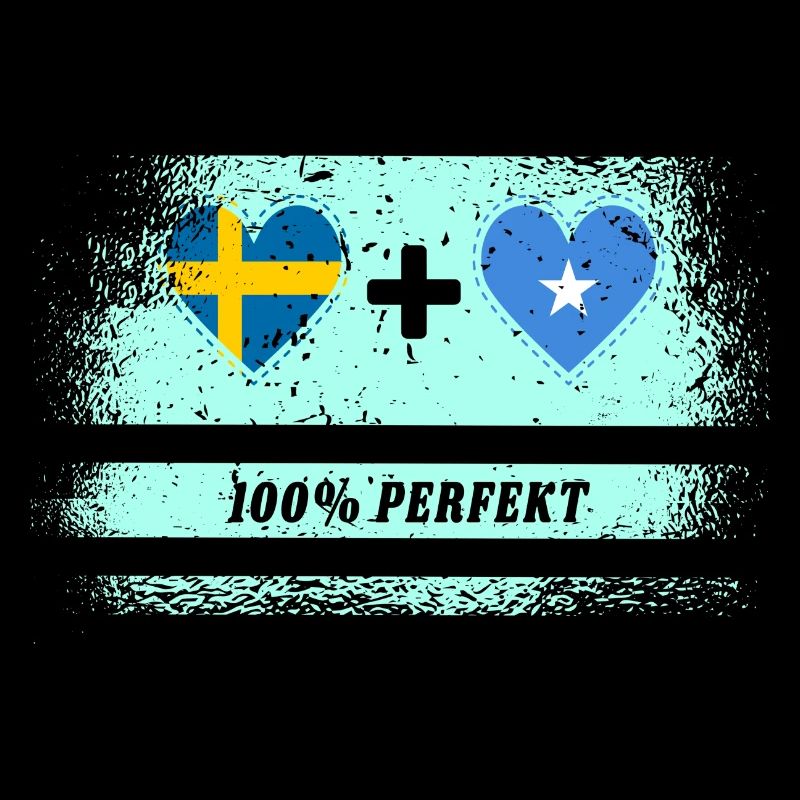 Somalia und Schweden 100% perfekt / Geschenk