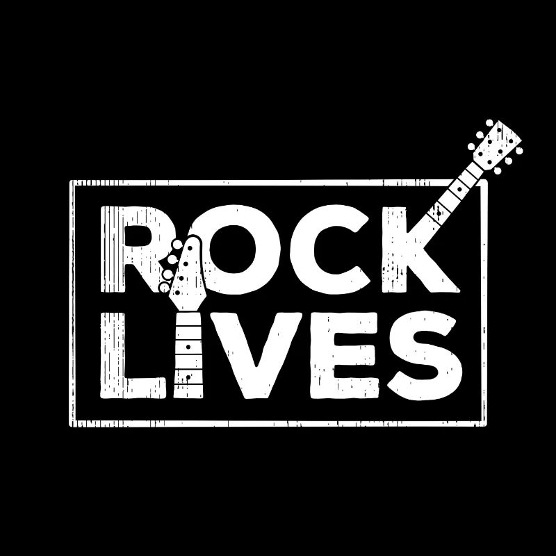 Rock Lives Bold Statement-Design