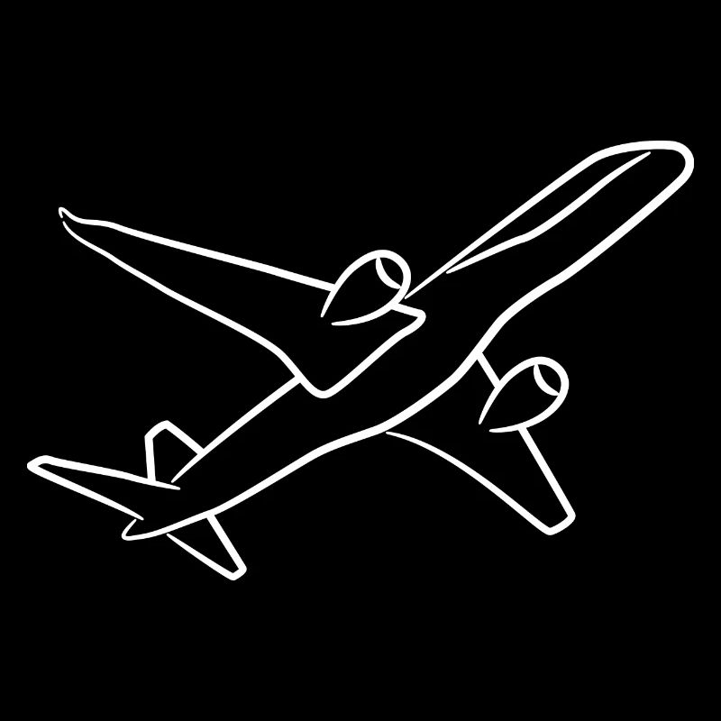 Flugzeug Skizze