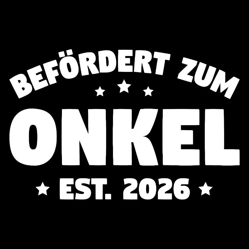 Befördert zum Onkel 2026 – Geschenkidee Onkel